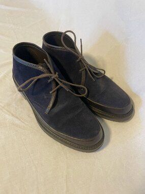 Ermenegildo Zegna | Shoes | Ermenegildo Zegna Blue Suede And  display picture 1